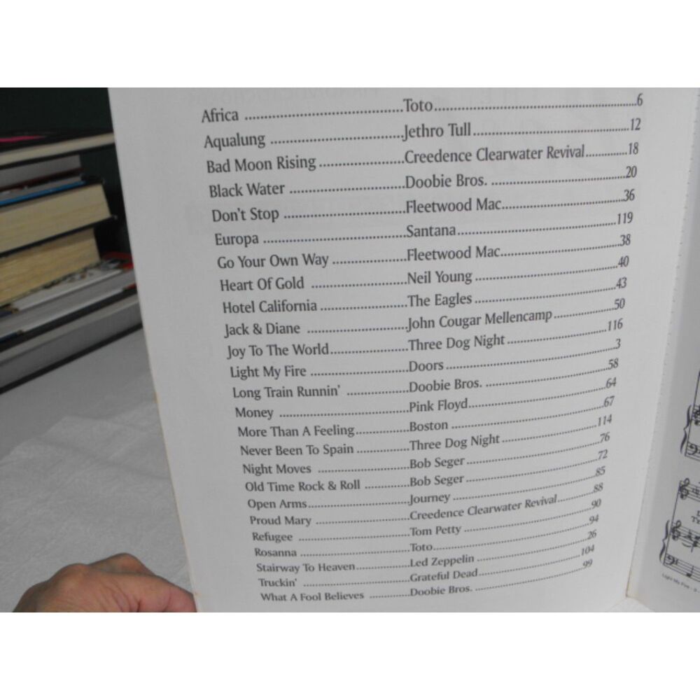 The Best in Classic Rock Sheet Music: Piano, Vocal, Chords